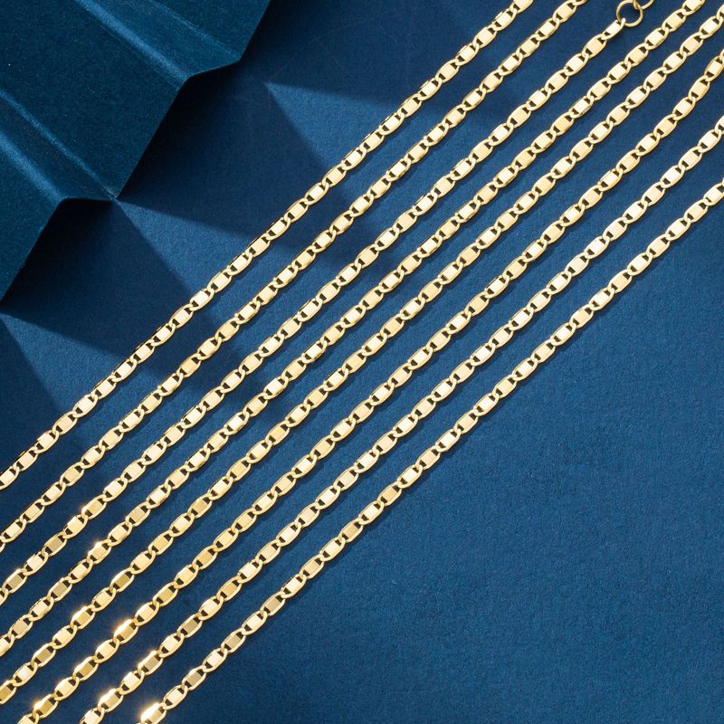 Collana da donna in argento sterling 925 con ciondolo minimalista a forma di U, catena per clavicola, elegante e alla moda._voghion.com