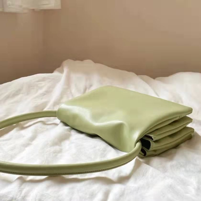 Borsa Borsa a tracolla singola da donna Design di nicchia Borsa Macaron Wild Baguette Borsa sotto le ascelle borsa per organo multistrato_voghion.com
