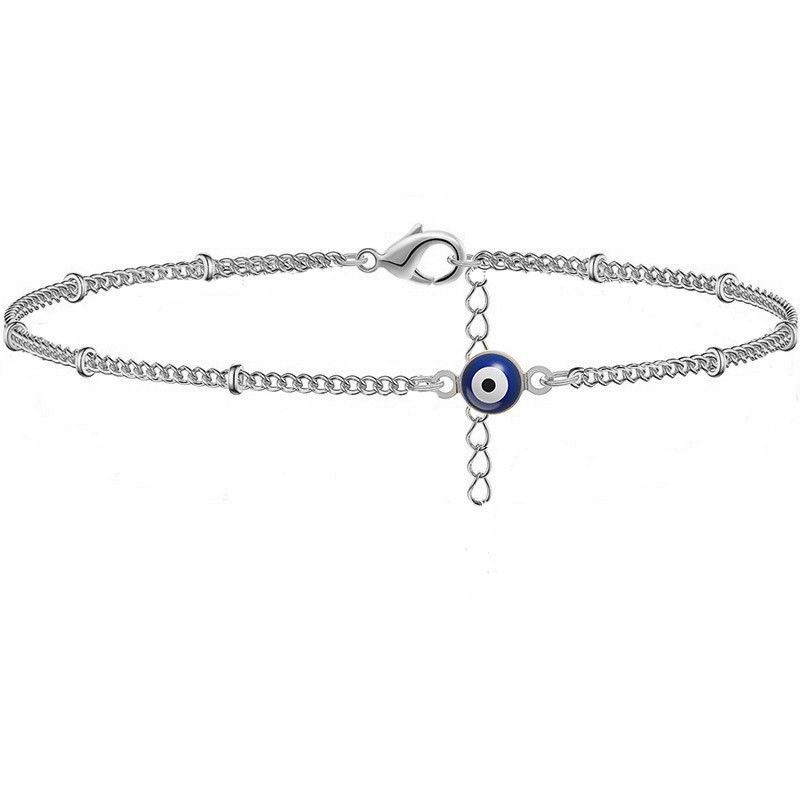 Summer New Bohemian Style Beach Chain Metal Set Fashion Multi-layer Adjustable Anklet For Women_voghion.com