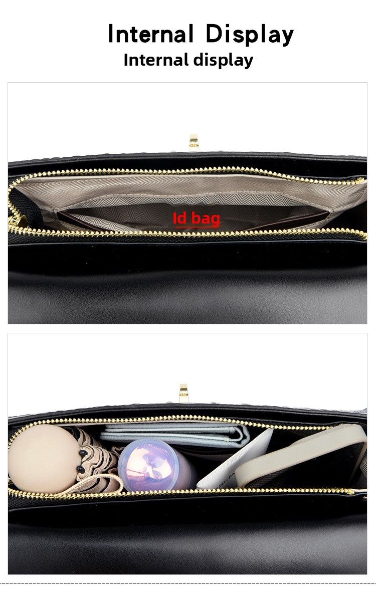 Nuova borsa da donna in pelle verniciata, a tracolla, con motivo coccodrillo_voghion.com