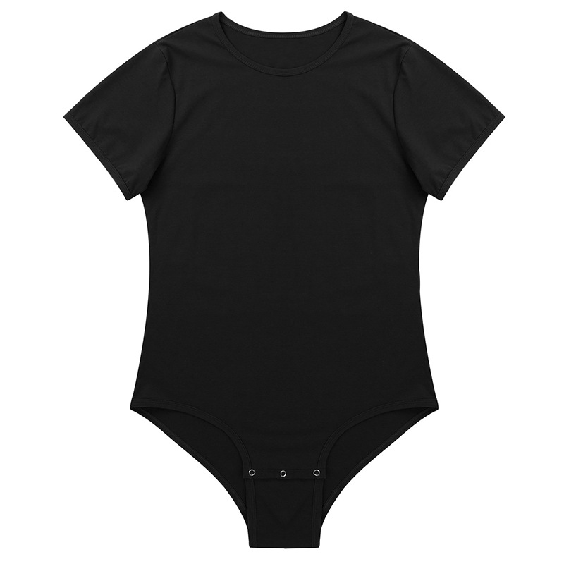 2023 foreign trade new short-sleeved round neck button jumpsuit men's breathable jumpsuit home pajamas wish_voghion.com