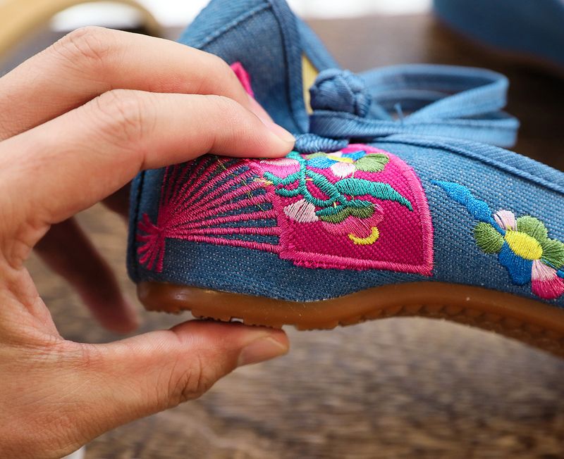 Embroidered Cloth Casual New Style, Slope Ethnic Women's Singles Shoes, Canvas Shoes_voghion.com