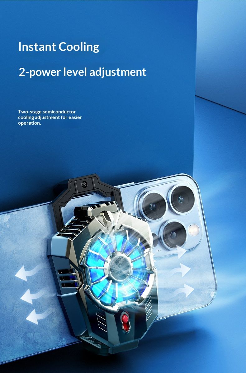 Digitex X20 Semiconductor Phone Cooler Magnetic Back Clip Ice Silent Cooling Artifact Hot Sale Wholesale_voghion.com
