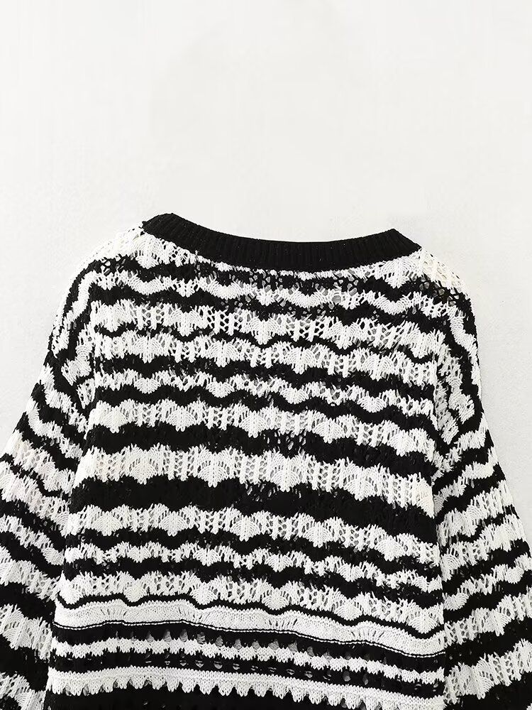 Camicia in maglia con dettaglio a contrasto Chenier autunno inverno da donna_voghion.com