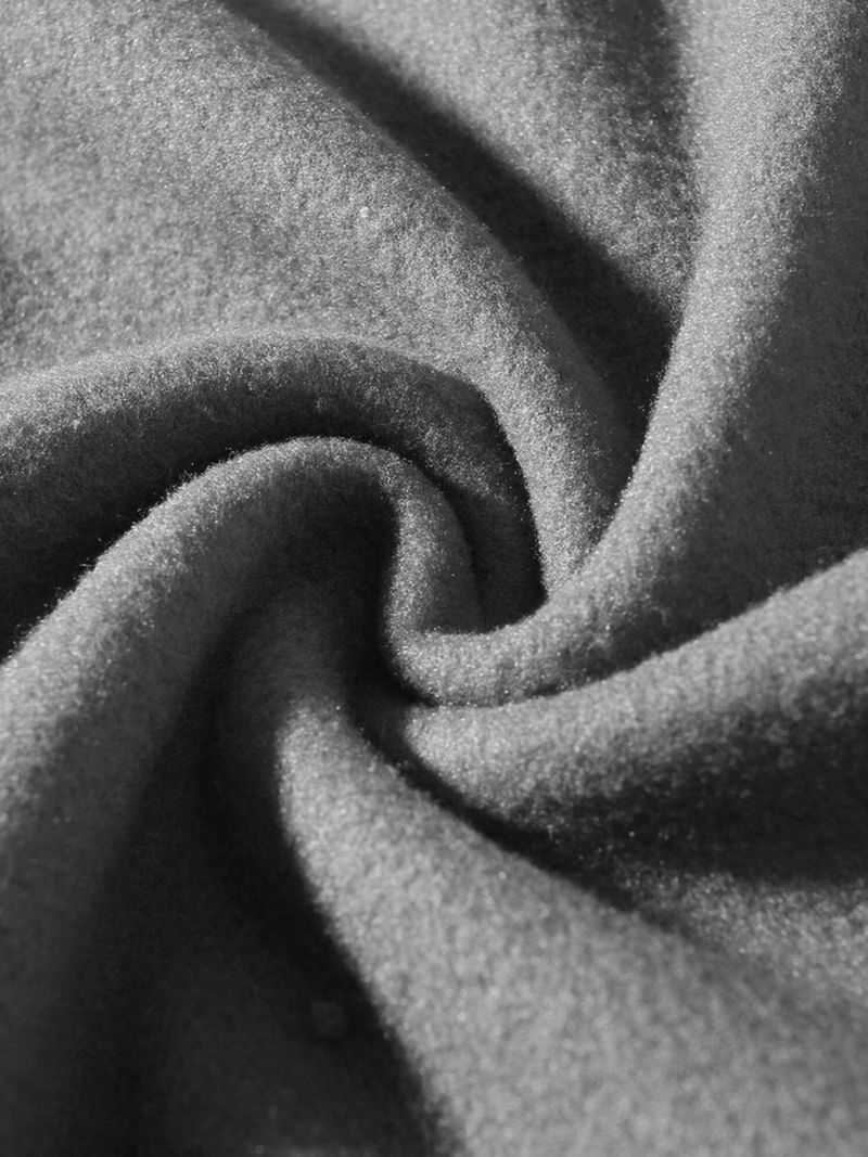 Chaqueta informal con capucha y cremallera para hombre - Sudadera ligera con cuello alto y forro polar para otoño e invierno (gris, negro, verde, beige)_voghion.com