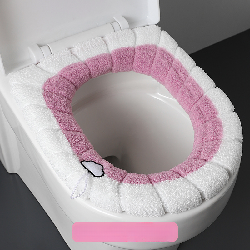 Cojín grueso de felpa lavable para el invierno, para el hogar, grande, para asiento de inodoro_voghion.com