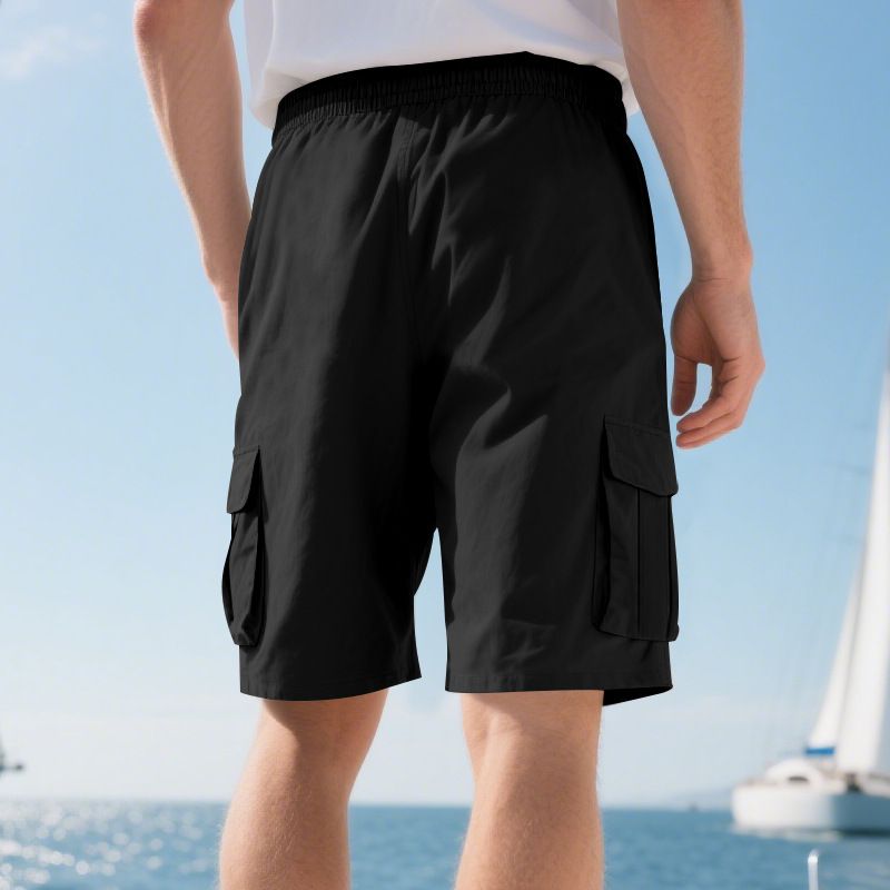 Herrenbekleidung Sommer Lose Lässige Multi Pocket Arbeitskleidung Squat Sport Casual 5 Punkt Shorts_voghion.com