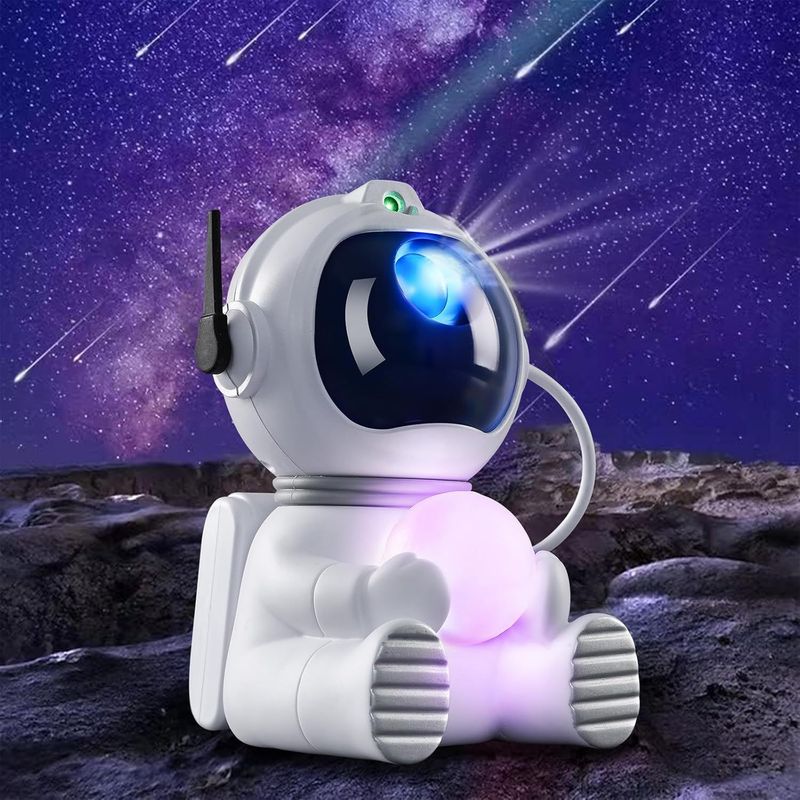 Projektsioon Atmosfääri pakett Kuu tähistaevas Laser Romantiline astronautide ornament öövalgus_voghion.com