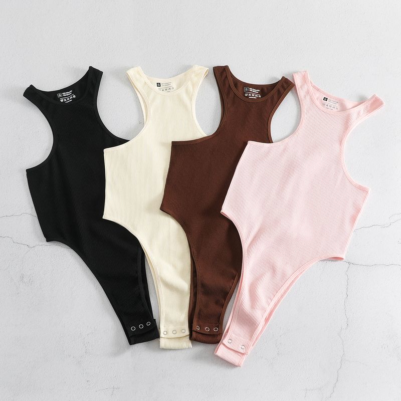 Yoga fileté en forme de I gilet une pièce slips serrés sous-vêtements Yoga Shapewear vêtements de Yoga Sexy_voghion.com