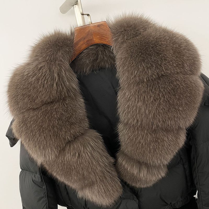 Frauen Kleidung Winter neue stil kleine größe mode warme unten jacke kurze jacke mantel kragen frauen_voghion.com