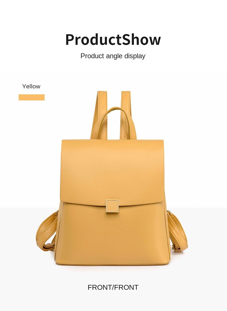 New Leather Backpack Women's Versatile Backpack Travel Leisure Soft Leather Women's Backpack Selection_voghion.com