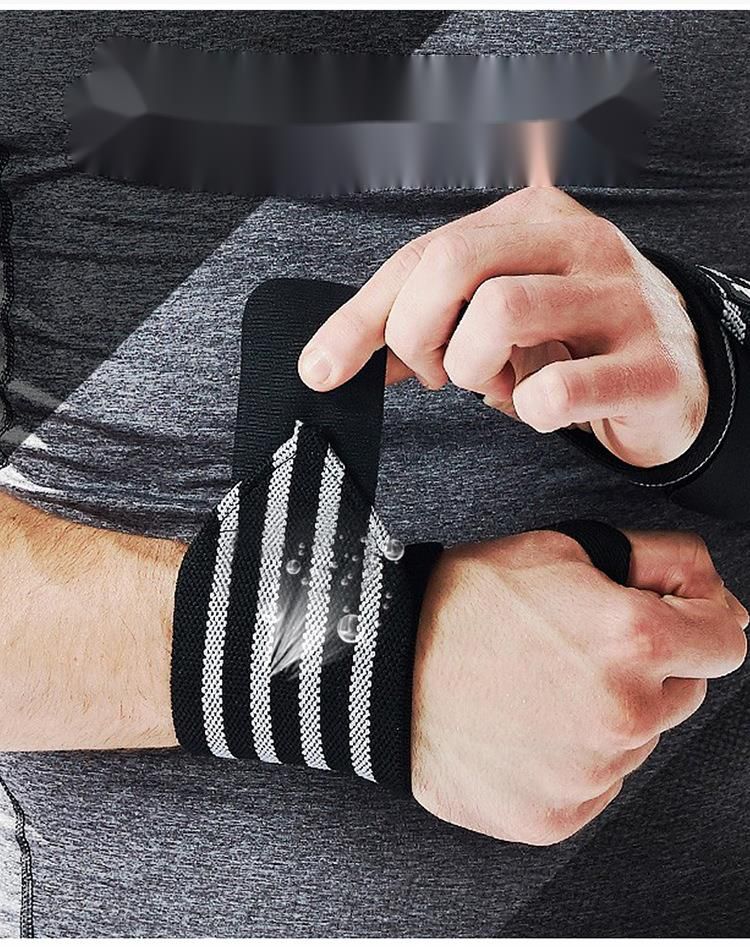 Elastic Compression Weightlifting Sports Wristband Wrap Wrist Support Anti-Sprain For Men And Women_voghion.com