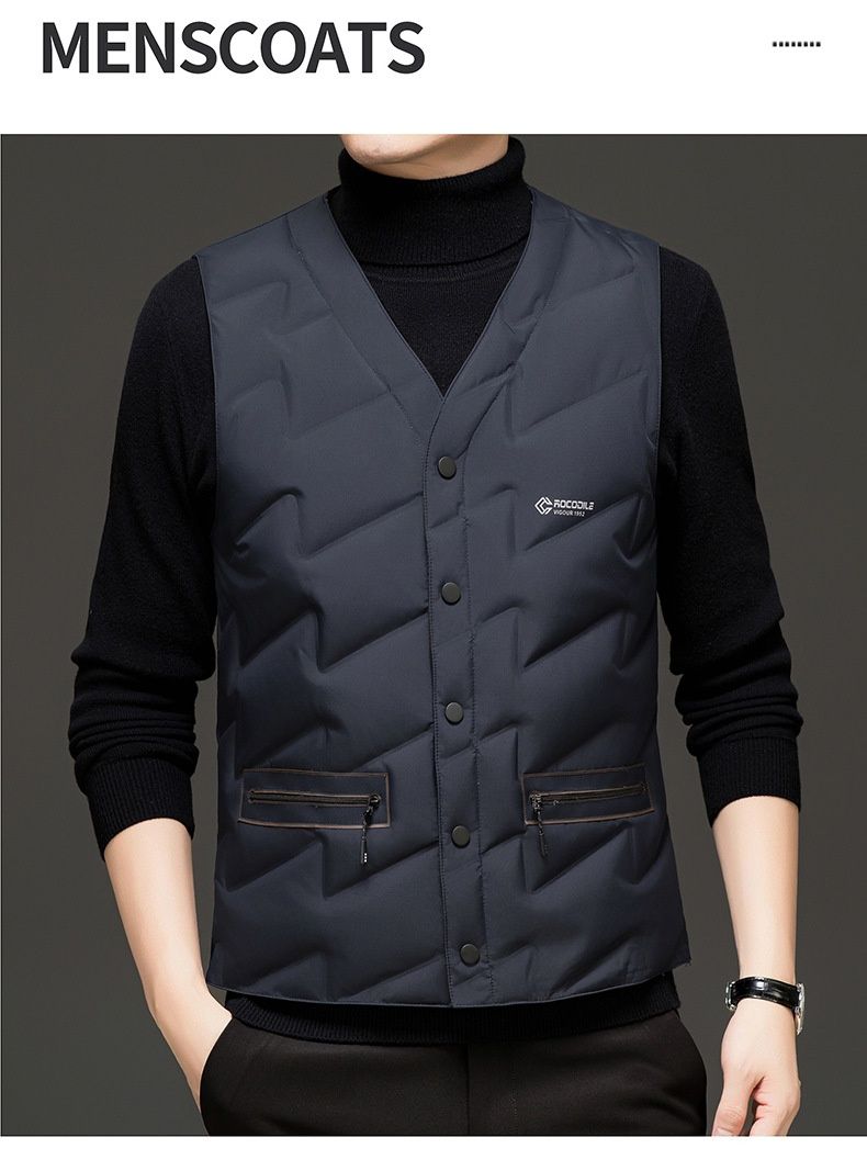Gilet thermique sans manches en graphène haut de gamme pour homme, automne-hiver, style décontracté, de marque Pulse Cross-Border Foreign Trade_voghion.com