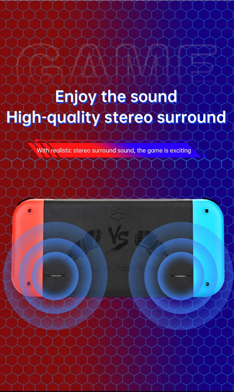 Coopreme X80 Portable Console 7-inch HD Large Screen Arcade PS1 Emulator Multi-function Nostalgia Classic PSP Handheld_voghion.com