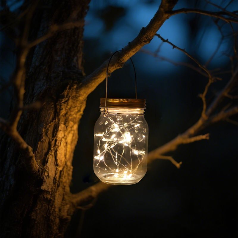 Scatola per batterie AAA transfrontaliera Coperchio per barattolo di vetro Stringa di luci in filo di rame Decorazione natalizia Stringa di luci con tappo di bottiglia stampabile_voghion.com