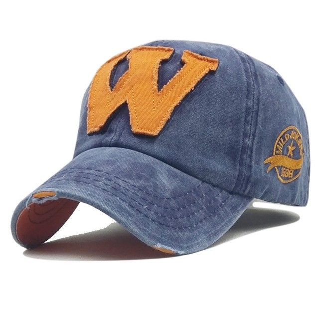 Embroidery Baseball Cap Cowboy Washed Cloth Adult Uisex Casual Witer-baseball-cap Dad Hat Achor Outdoor_voghion.com