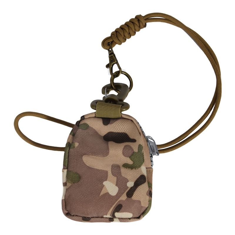 Portamonete minimalista unisex – Portafoglio sottile in tessuto Oxford con chiusura a scatto e cucitura a scatto (nero, mimetico, verde militare, cachi, con/senza cordino)_voghion.com