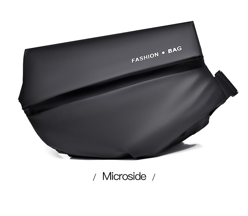 Bolsa tiracolo masculina à prova d'água para iPad, mochila de peito multifuncional com alça ajustável, bolsa de mensageiro de nylon estilosa para ciclismo e deslocamento diário_voghion.com