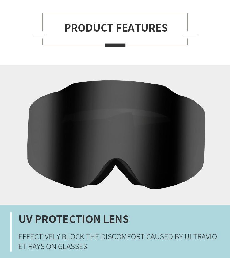 2024 Magnetic Glasses Double layer Goggles UV Ski Windshield Anti Fog Mountaineering Eye_voghion.com