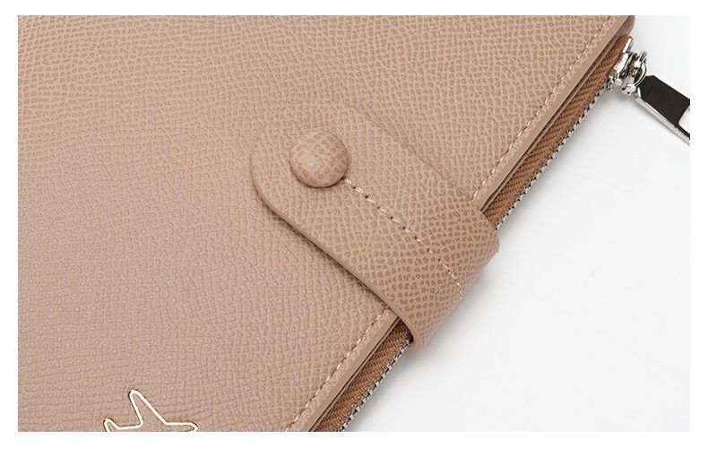 Porta carte Porta carte Porta biglietti RFID Antifurto Porta biglietti da visita in pelle PU Porta passaporto integrato Libretto identificativo portatile Motivo a croce_voghion.com