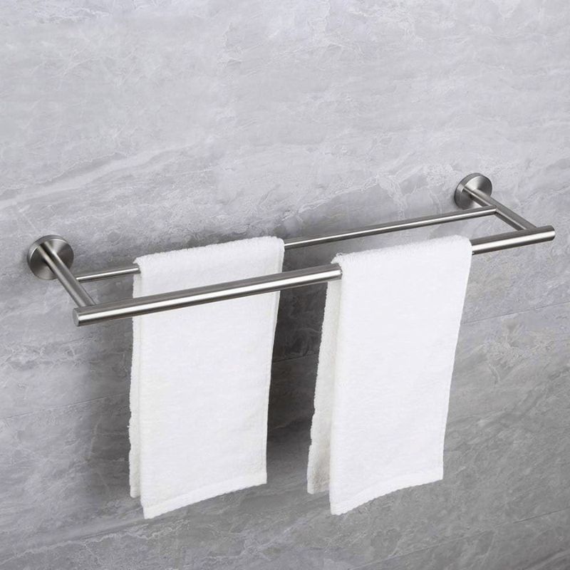 Rack Towel Bathroom Piece Wall Set Mount 5_voghion.com