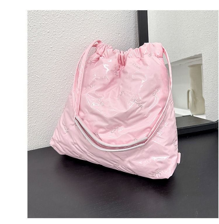 Women's Bag 2024 New Large Capacity Women's Bag, PU Versatile Garbage Bag, Waterproof Square Bag Commuting Shoulder Bag Fashion Bag_voghion.com