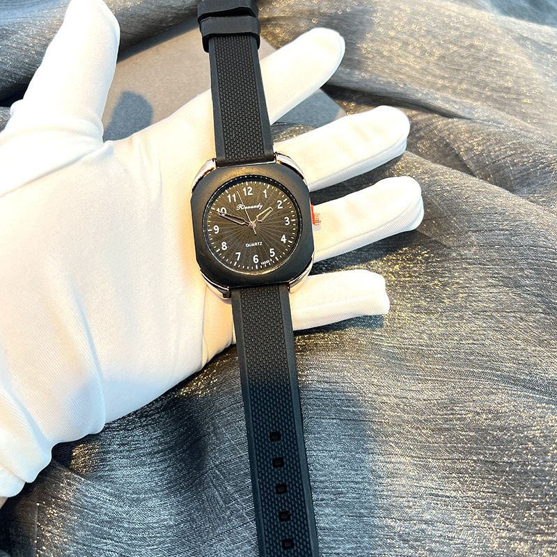 Orologio digitale con cassa rettangolare, bordo in metallo color caramella, orologio da scuola in silicone, regalo per lavoro, tutti i giorni, compleanno, anniversario, San Valentino_voghion.com