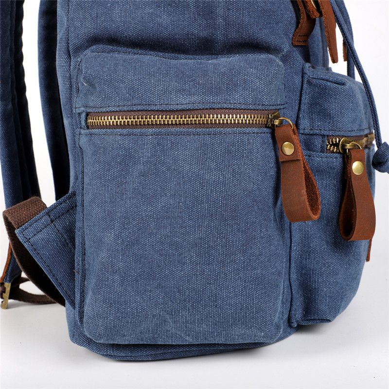 Herren, Umhängetasche, Königsblau, Reißverschluss, Verdeckte Tasche_voghion.com