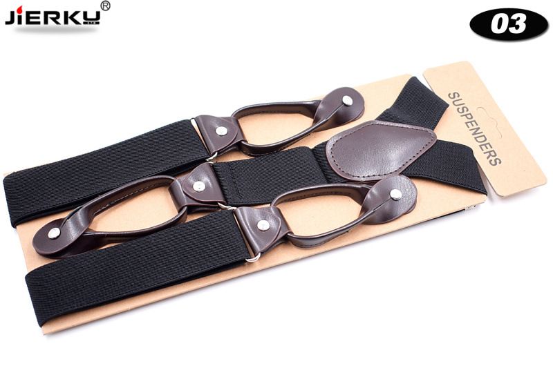 Unisex Y-shaped 6-clip elastic suspenders for men suspenders_voghion.com