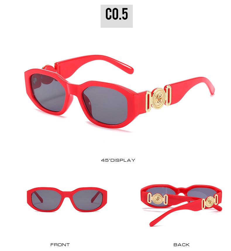 Neu eingetroffen Markendesigner Vintage Oval Dunkelrosa Sonnenbrille Damen Klassisch Großer Rahmen Fuchsia Sonnenbrille für Damen Rose Red Eyewear_voghion.com