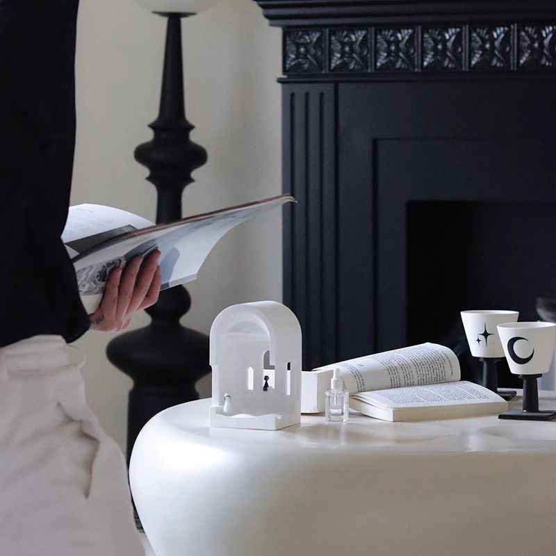 Palastförmiges, flammenloses Aromatherapie-Nachtlicht – Kreative Atmosphäre, elegante Wohndekoration, einzigartiges Geburtstags- oder Weihnachtsgeschenk_voghion.com