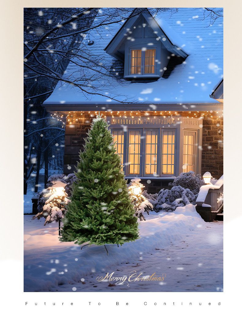 Christmas Decorations Ins Nordic Style LED Luminous Simulation Automatic Christmas Tree Ornament_voghion.com
