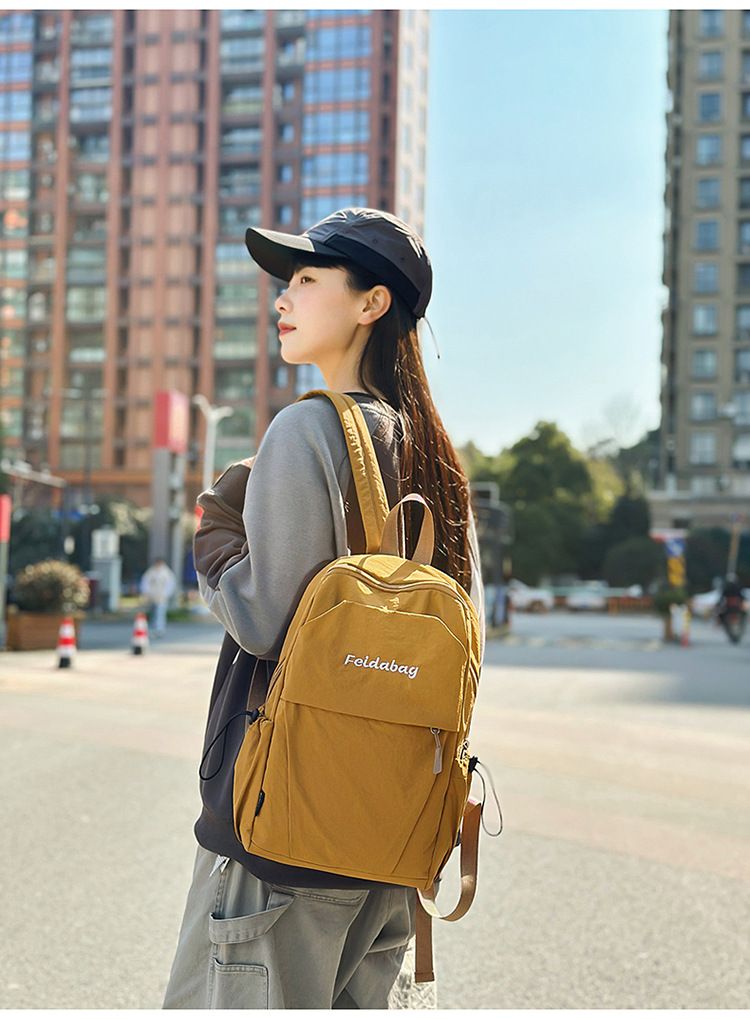 Sacs à dos pour hommes, nouveaux sacs de voyage simples et légers, petits sacs à dos pour filles, étudiants, déplacements scolaires_voghion.com