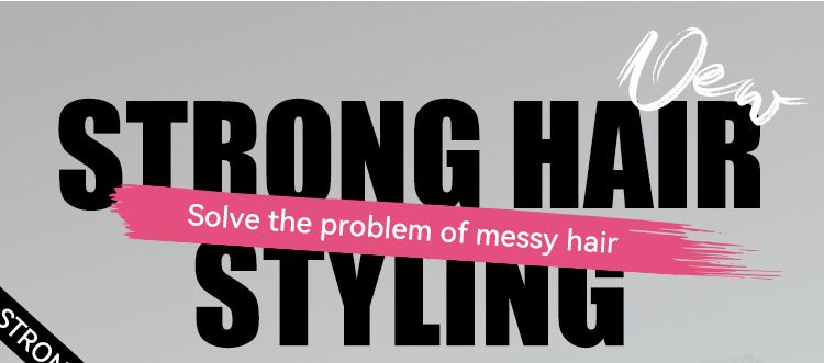 Hair Finishing Cream Styling Comb Easy Portable No-Wash Anti-Frizz Magic Gel Stick_voghion.com