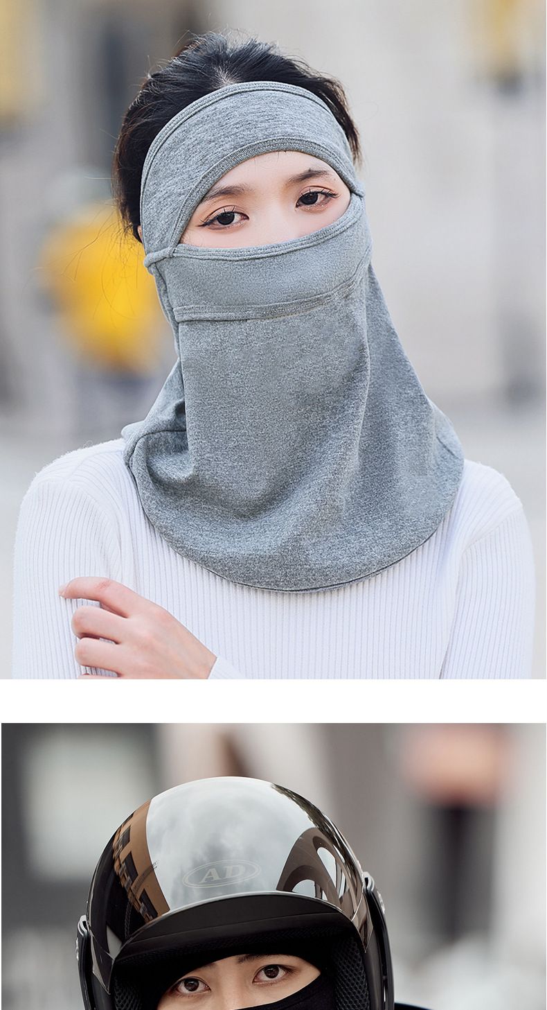 Winter Balaclava Face Mask Beanie Scarf Combo - Fleece Lined Windproof Ear Protection For Cycling, Motorcycle, Skiing & Outdoor Activities_voghion.com
