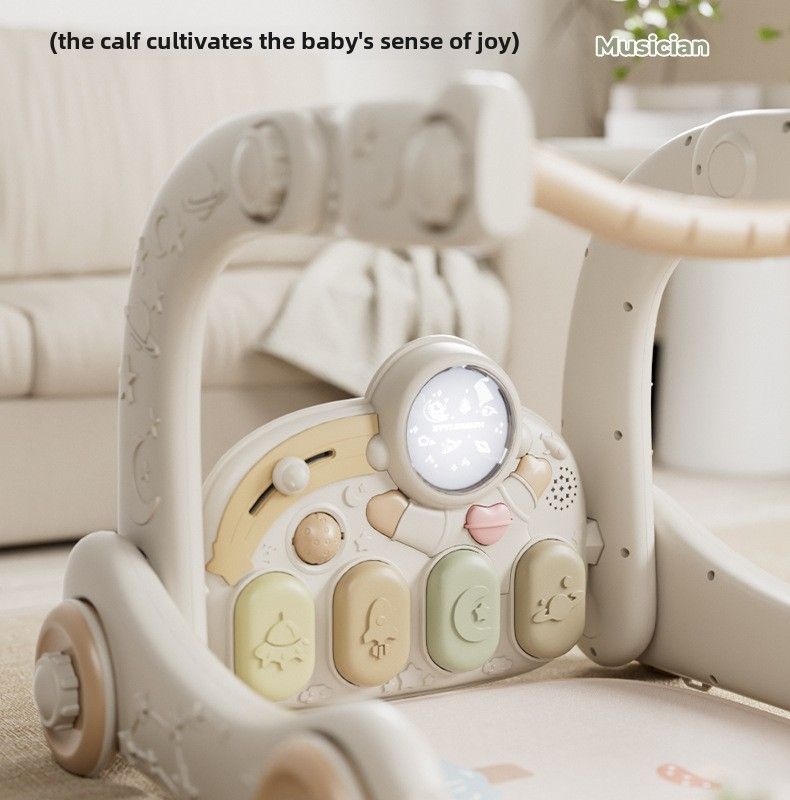 Qiao Le Bear Baby Pedal Piano Fitness Rack Walker 3 luni 6 Puzzle Educație timpurie Nou-născut Toddler Baby Toys_voghion.com