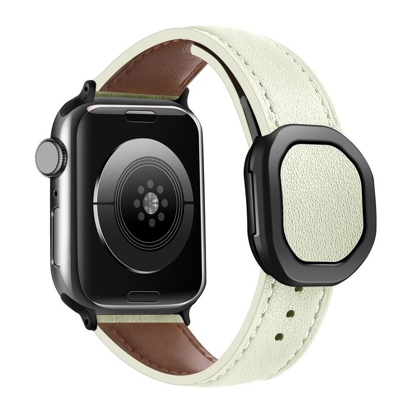 Klokkerem til iwatch 42/44/45/46/49 mm 38/40/41 mm PU-skinn, moteriktig klokkerem til watch-serien ultra2-serien 10/9/8/7/6/5/4/3/2/1_voghion.com