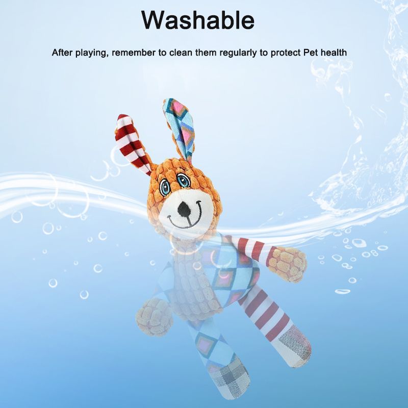 Peluche a forma di animale, squittii per cani e gatti, pulizia dei denti, masticabili, resistenti ai morsi, puzzle interattivo, Pet di PawParty Store_voghion.com
