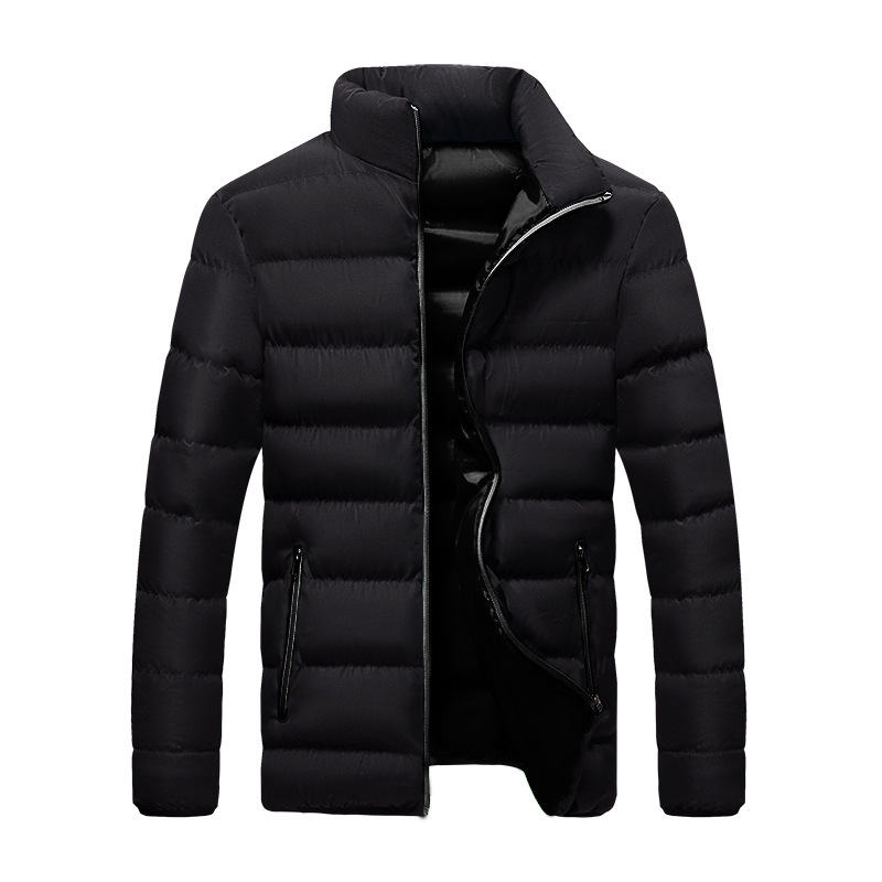 Kleidung Laufen Herren Mantel Winter Neue Stehkragen Daunen Baumwolle Jacke_voghion.com