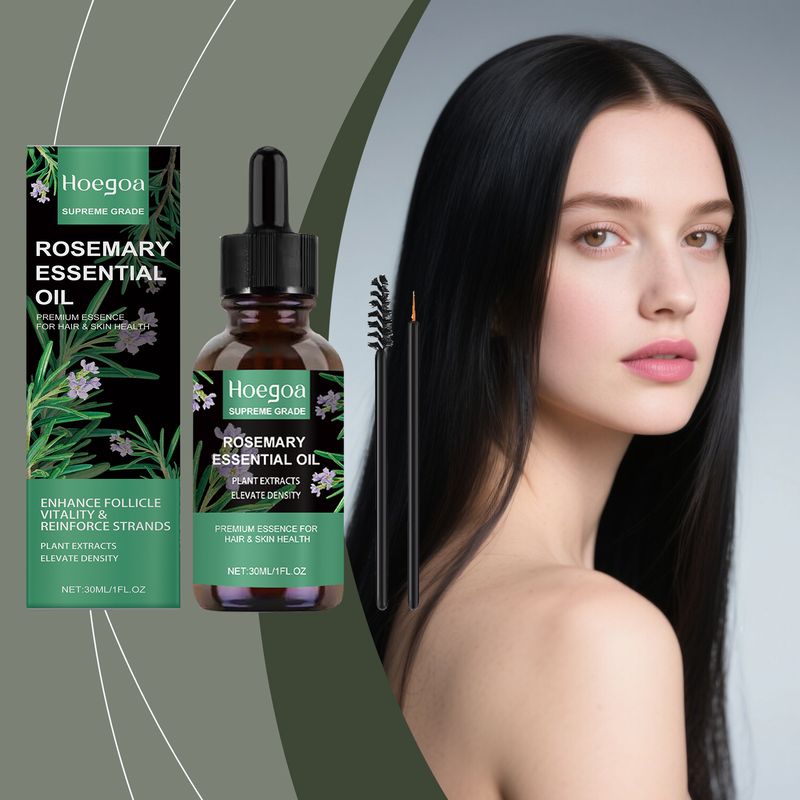 HOEGOA Rosemary Essential Gentle Nourishing Smooth Scalp Massage Daily Hair Care Essence Oil_voghion.com