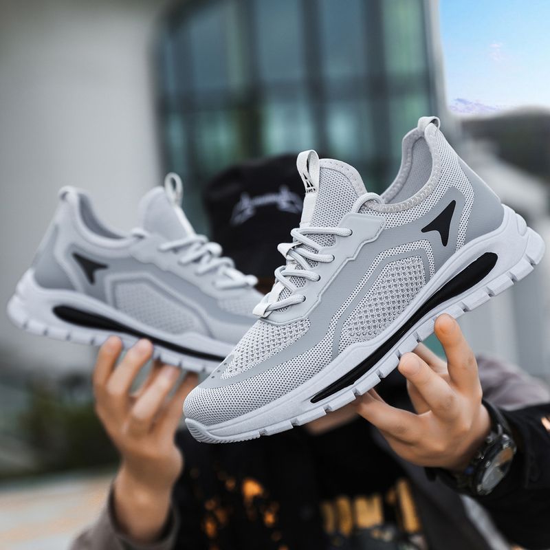 2025 New Mesh Lightweight Soft Sole Fashion Running Men's Sports Casual Trendy Shoes_voghion.com