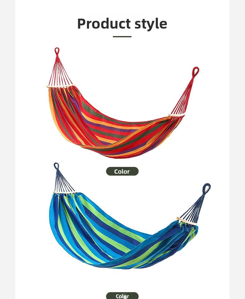 Outdoor Anti-Rollover Equipment Foldable Portable Balcony Home Camping Swing Double Hammock Chair_voghion.com