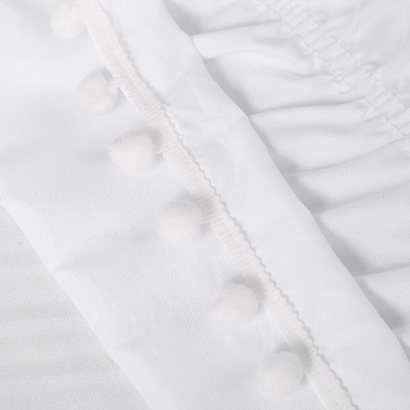 Gonna elastica per letto - Tinta unita con design antiscivolo (facile da installare, adatta a materassi da 20 a 40 cm, antipiega, Queen/King size)_voghion.com