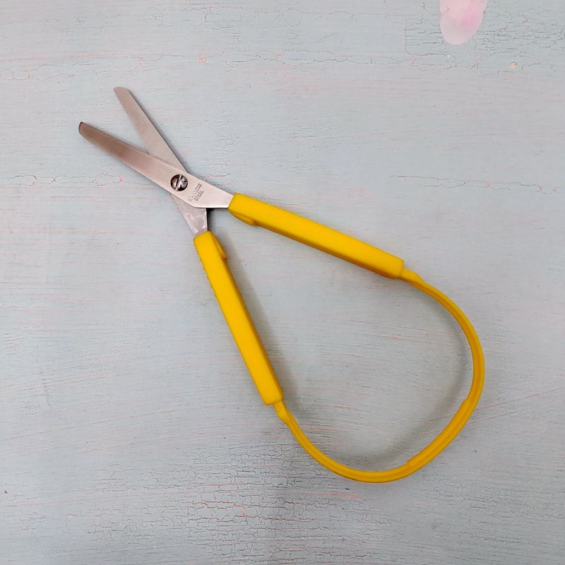Cross-border supply automatic ring elastic scissors spot multi-color set large small tool ring scissors_voghion.com