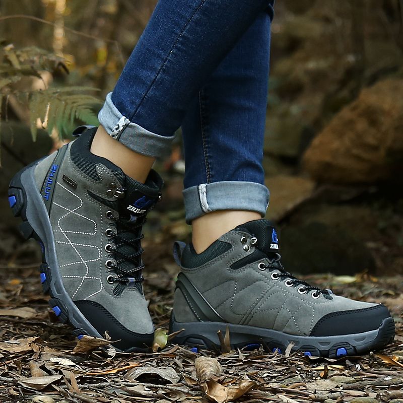 Winter Snow Boots Men Warm Comfortable Plush Laced Anti-slip High-top Men Boots Durable Soft Comfortable Hiking Shoes Women_voghion.com