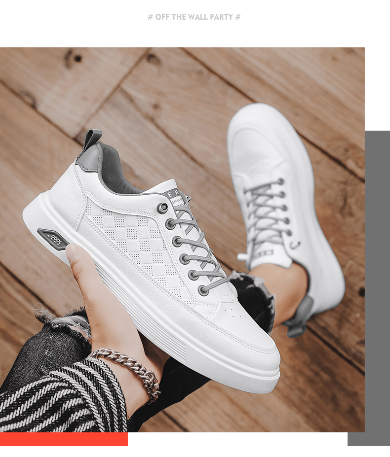 Herren Arbeitsschuhe Spezielle wasserdichte Anti-Rutsch-Brettschuhe für die Arbeit in der Küche Schwarze Freizeitschuhe aus Leder_voghion.com