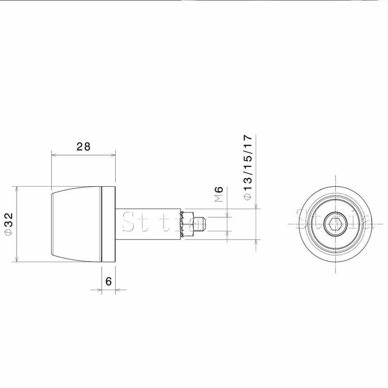 Tapones para manillar de motocicleta, empuñaduras y extremos de manillar, de aluminio CNC, compatibles con Panigale V2, V4, 1299 S, R 959 (2015-2025)_voghion.com
