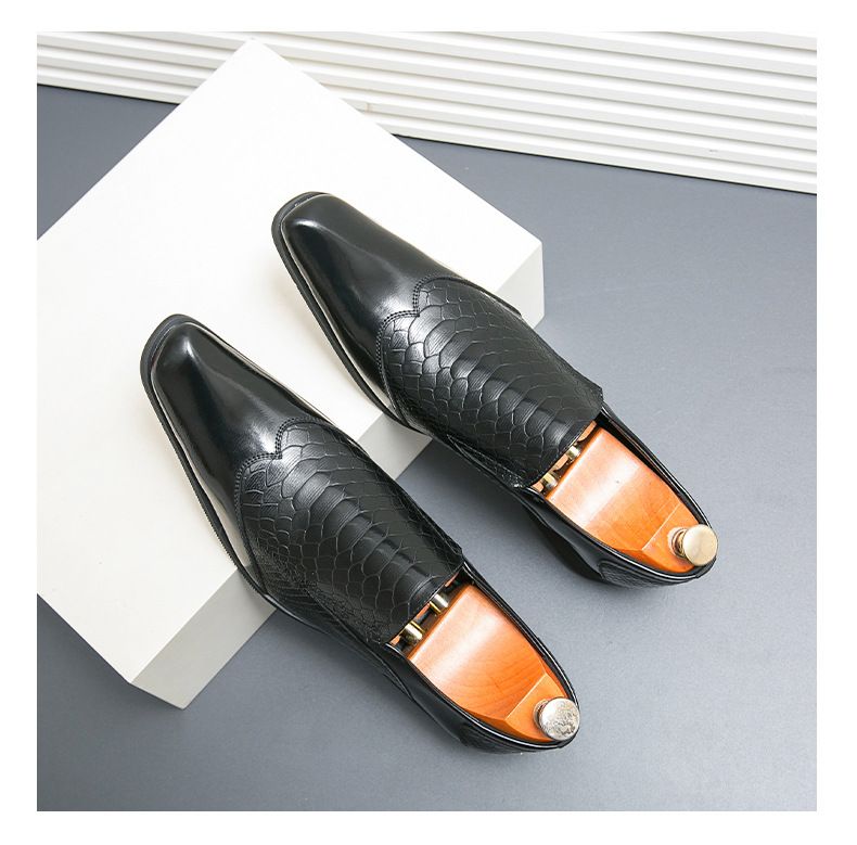 Herren Oxfords Business Klassische Derby Halbschuhe aus Leder_voghion.com