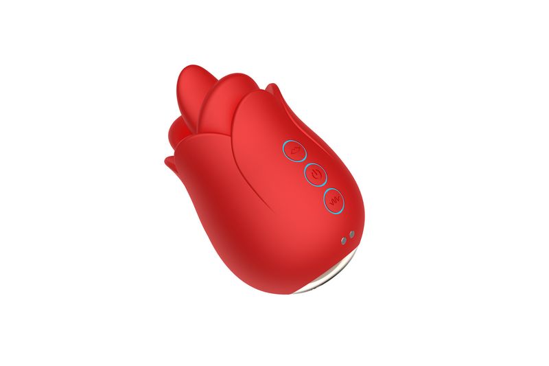 Rose Flower Vibrating Egg 10 Frequency Bite/10 Frequency Vibration Female Masturbation Adult Products_voghion.com