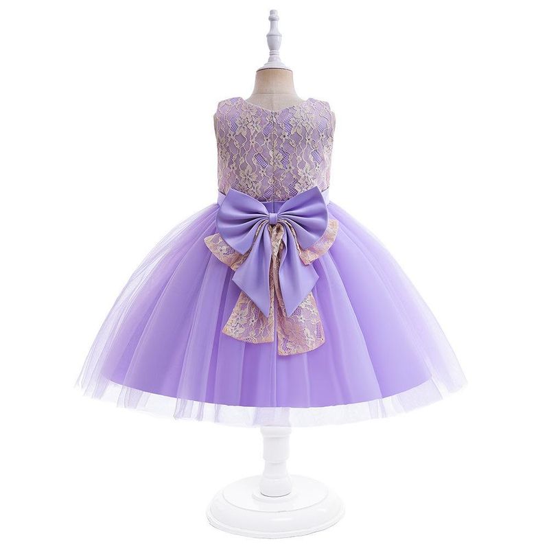 Nuovo vestito per bambini, vestito da principessa per bambine di piccole e medie dimensioni, gonna in tutù con fiocco ricamato e giacca, completo in 2 pezzi_voghion.com